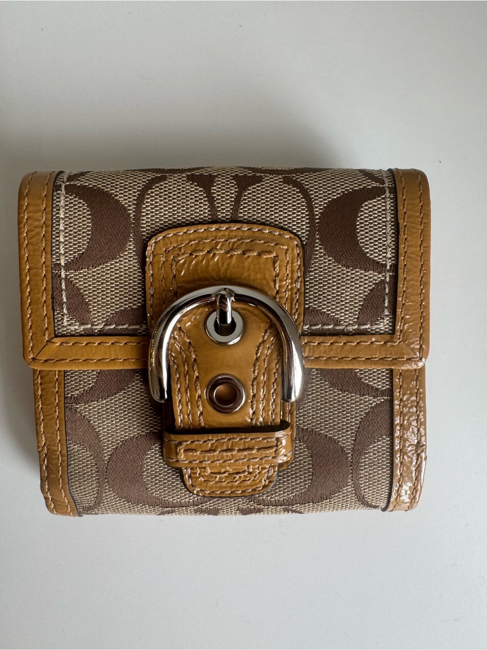 SOLD ELSEWHERE-Authentic -Vintage Y2K Coach Soho Signature Bag + Wallet - Picture 13 of 15